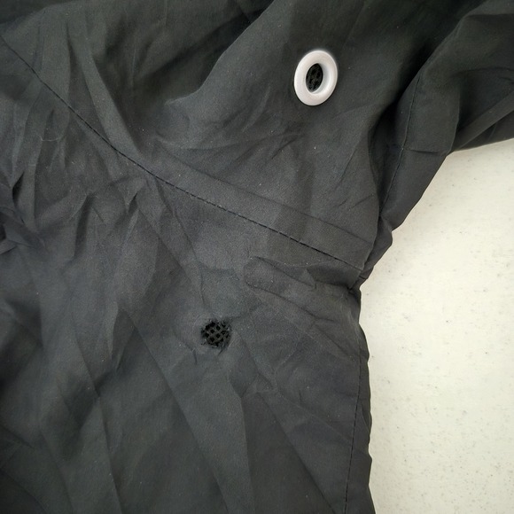 Mossimo Supply Co Jacket Mens Large Black Hooded Windbreaker Lightweight‎ Zip - Picture 9 of 9